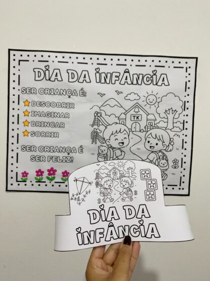 Mural Coletivo + Coroa Infantil – Tema: Dia da Infância - Imagem 10