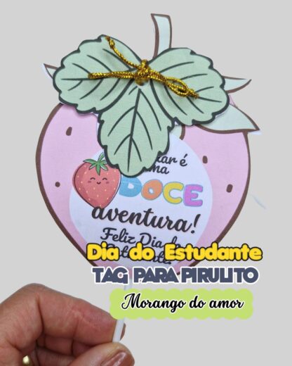 Tag para Pirulito Dia do Estudante - Imagem 3