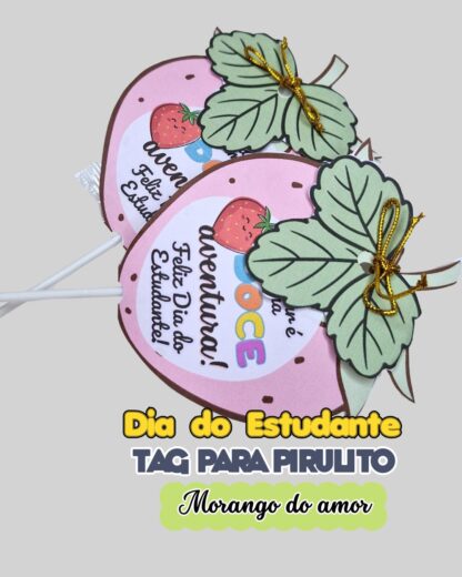 Tag para Pirulito Dia do Estudante - Imagem 2