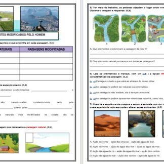 🏙️ AVALIAÇÃO DE HISTÓRIA/GEOGRAFIA – PAISAGENS E SUAS TRANSFORMAÇÕES. 🏙️