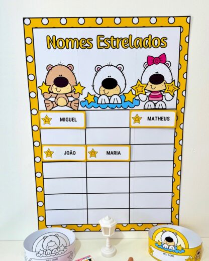CARTAZ E CRACHÁS TEMA NOMES ESTRELADOS - Imagem 12