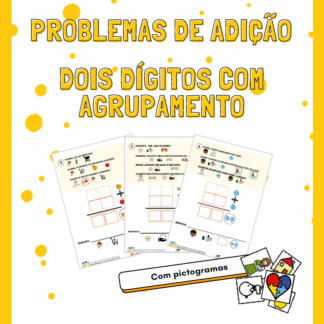 Problemas de Adição: Dois Dígitos com Agrupamento