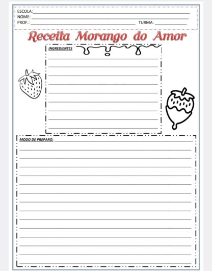 Atividades Receita do Morango do Amor - Imagem 12