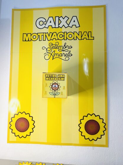 Caixa Motivacional Setembro Amarelo
