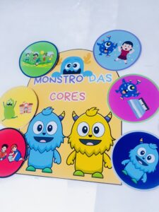 Luva O monstro das cores