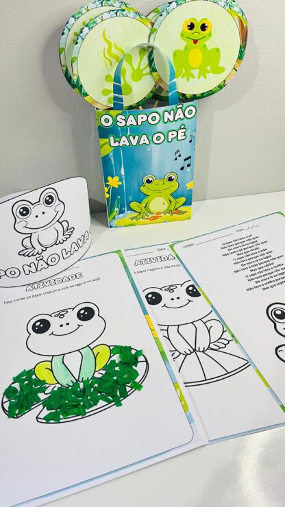 Sacola musical O sapo não lava o pé - Imagem 4