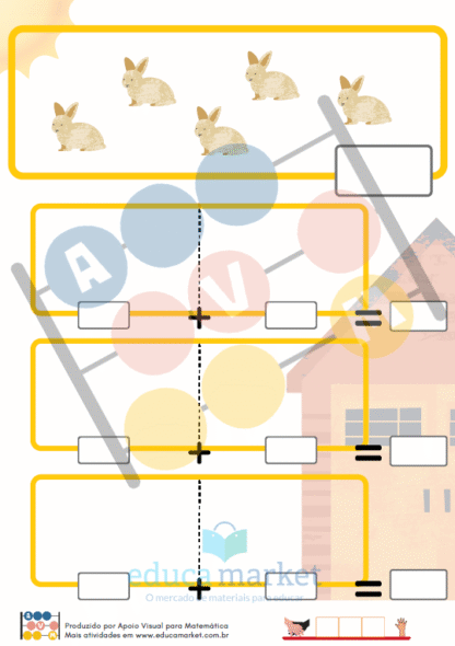 Decomposição Matemática com Pictórico: Animais da Fazenda - Imagem 3