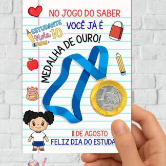 CARTÃO DIA DO ESTUDANTE