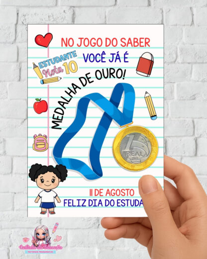 CARTÃO DIA DO ESTUDANTE
