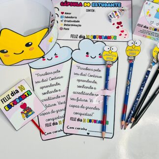 Kit de Lembrancinhas Dia do Estudante