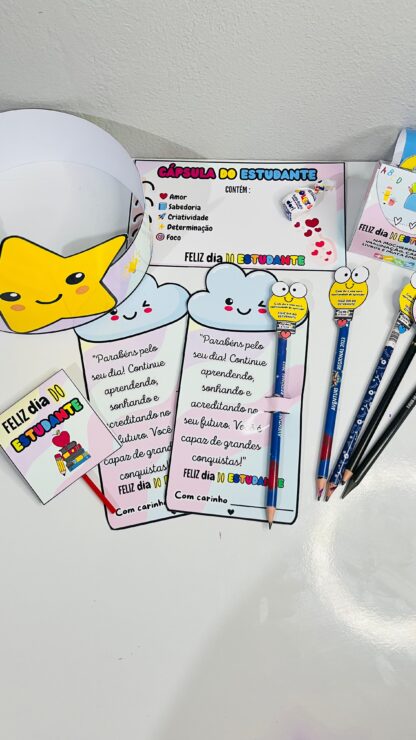 Kit de Lembrancinhas Dia do Estudante
