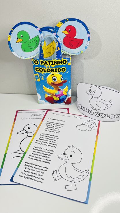 Sacola Musical - O Patinho Colorido - Imagem 2