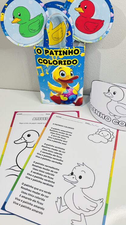 Sacola Musical - O Patinho Colorido