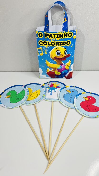 Sacola Musical - O Patinho Colorido - Imagem 7
