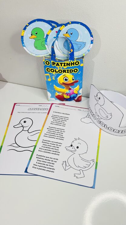 Sacola Musical - O Patinho Colorido - Imagem 9