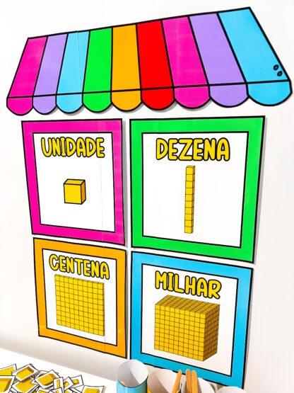 Kit Recursos de Material Dourado – Aprendizado do Sistema Decimal de Forma Lúdica e Visual - Imagem 4