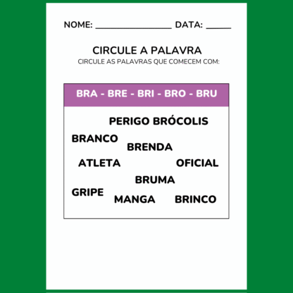 Caderno de Sílabas Complexas - Imagem 7