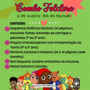 COMBO ESPECIAL FOLCLORE com 6 arquivos inclusos