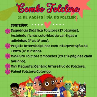 COMBO ESPECIAL FOLCLORE com 6 arquivos inclusos