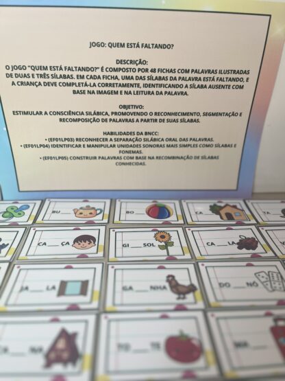Jogo: Quem está faltando? (Consciência Silábica) - Imagem 13
