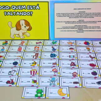 Jogo: Quem está faltando? (Consciência Silábica)