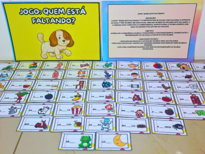 Jogo: Quem está faltando? (Consciência Silábica)