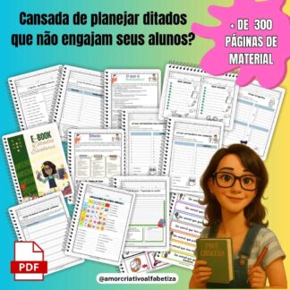 KIT BÁSICO com 10 MODELOS DE DITADOS para os Anos Iniciais + E-book