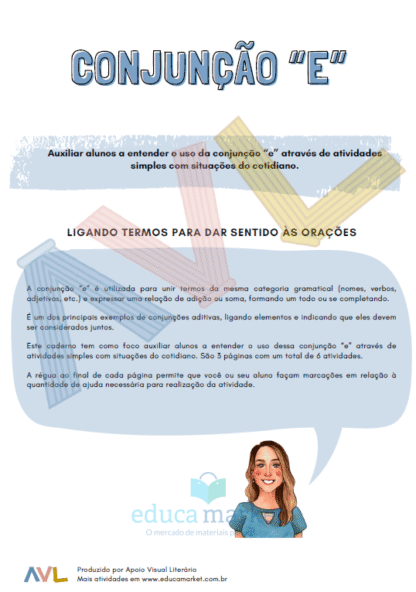 Caderno de Atividades: Conjunção "E" (Atividade Gratuita) - Imagem 2