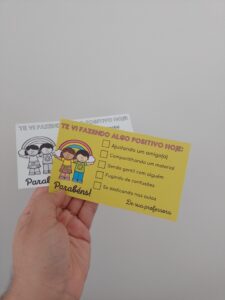 Te vi fazendo algo especial hoje