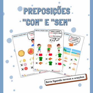 Caderno de Atividades: Preposições "COM" e "SEM"