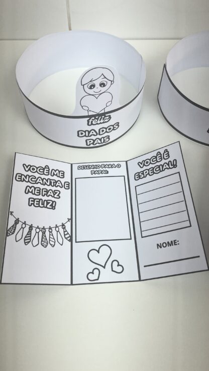 Lapbook e viseira dia dos pais - Imagem 2