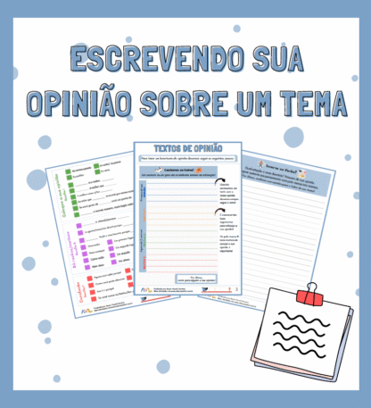 Escrevendo sua Opinião sobre um Tema