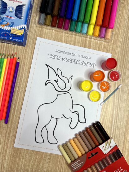 kit de atividades folclore - Imagem 17