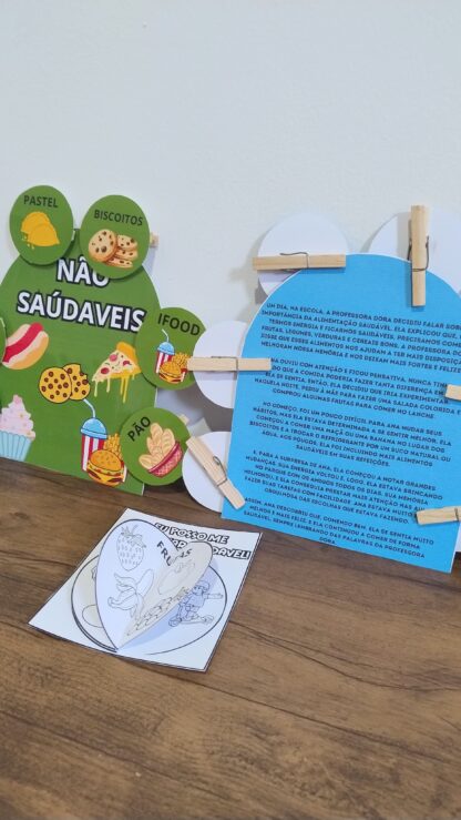 Kit Educativo – Alimentação Saudável x Não Saudável (PDF) - Imagem 3