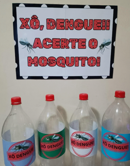 *BOLICHE XÔ DENGUE!*  Atividade divertida e educativa! - Imagem 4