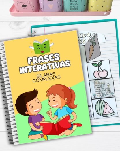 Apostila de Frases Interativas Sílabas Complexas