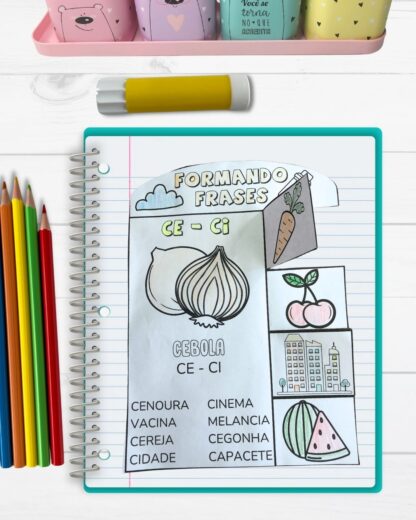 Apostila de Frases Interativas Sílabas Complexas - Imagem 8