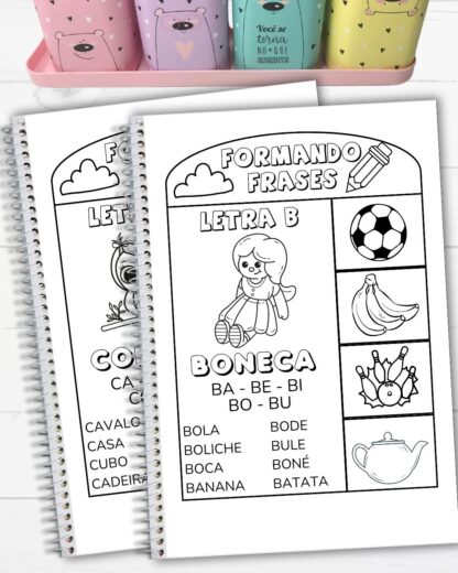 Apostila de Frases Interativas Sílabas Simples de A a Z - Imagem 5