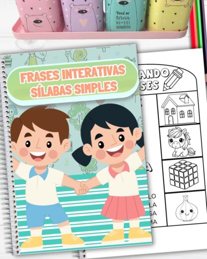 Apostila de Frases Interativas Sílabas Simples de A a Z
