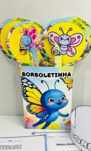 SACOLA MUSICAL BORBOLETINHA