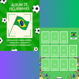 Álbum de figurinhas _Craques do Conhecimento