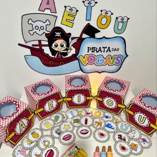 Kit Pirata das Vogais – Educação Infantil