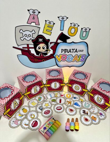 Kit Pirata das Vogais – Educação Infantil
