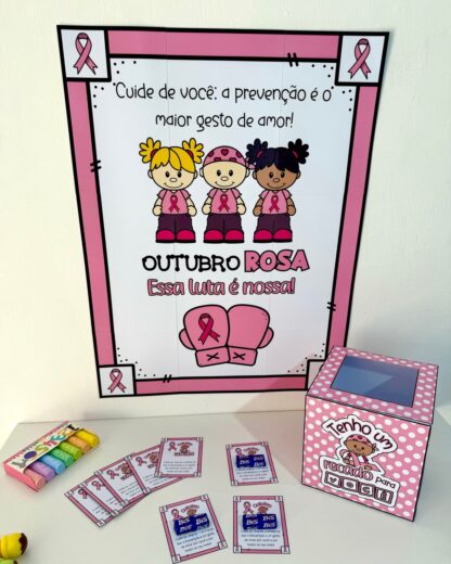  Kit Tema Outubro Rosa  - Imagem 4