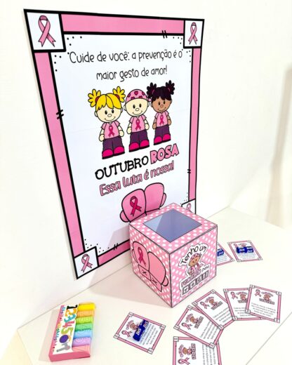  Kit Tema Outubro Rosa  - Imagem 6