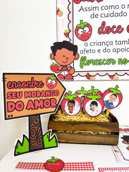 Reunião de Pais com o encanto do tema Morango do Amor - Imagem 3