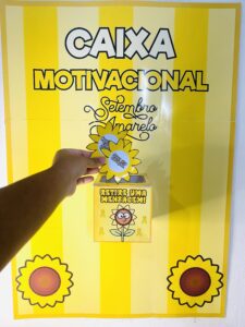 Caixa Motivacional Setembro Amarelo