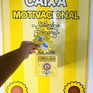 Caixa Motivacional Setembro Amarelo