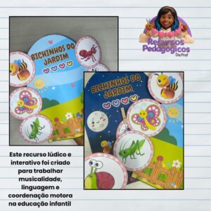 Luva Musical Bichinhos do Jardim