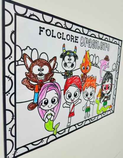 Painel Colorir Folclore - Imagem 4